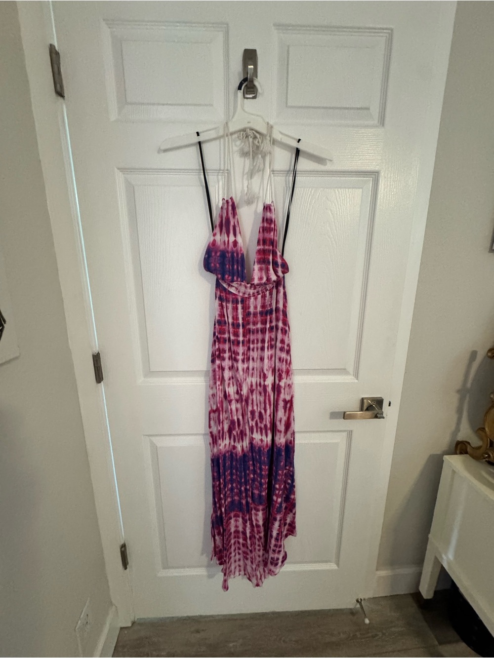 Forever 21 Pink and Purple Tie-Dye Maxi Dress